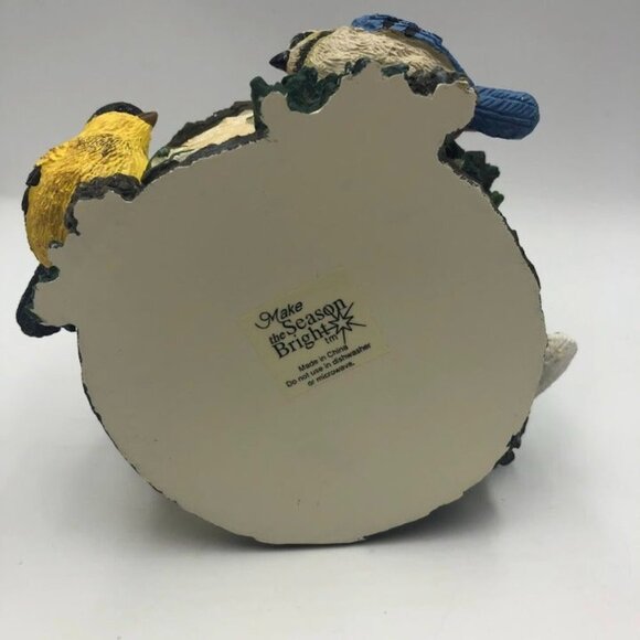 Christmas Seasonal Decorative Basket Birds Cardinal Holiday Décor NIB Seasonal - Picture 8 of 14